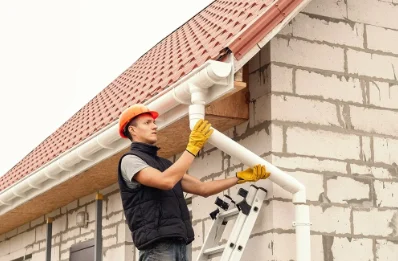 Pose et remplacement de gouttières à Kurtzenhouse